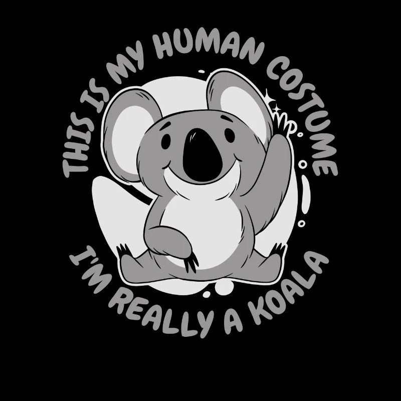 Das ist mein menschliches Kostüm Ich bin wirklich ein Koala