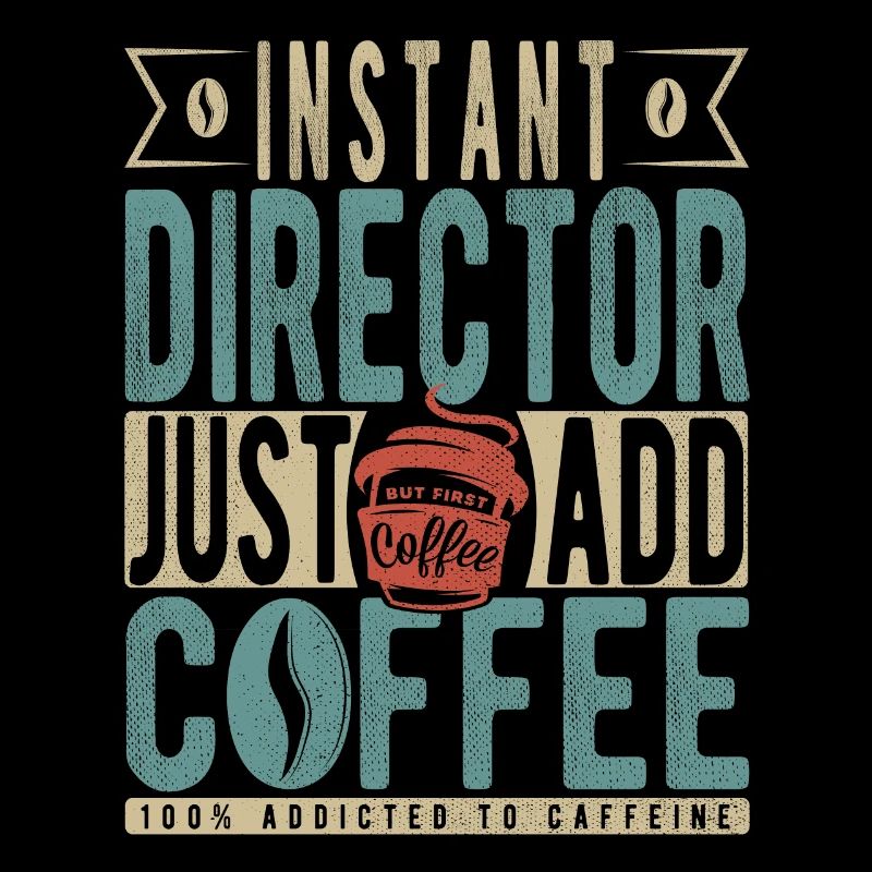 Directeur instantané Il suffit d’ajouter du café