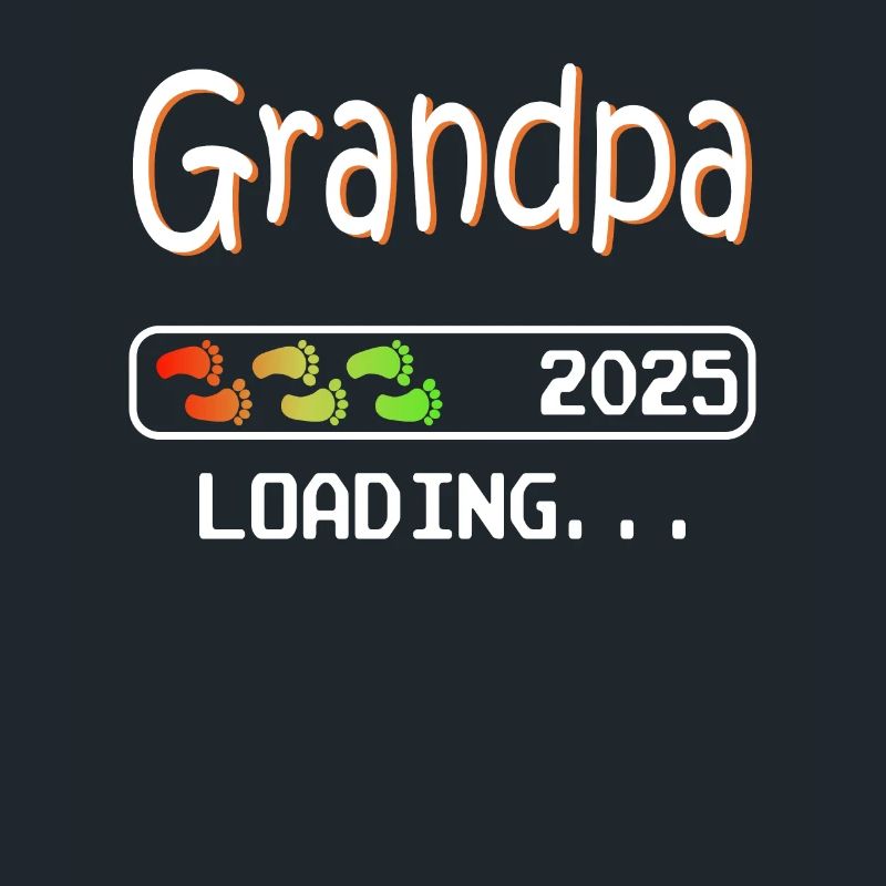 Werdender Opa 2025 loading zukünftiger Großvater
