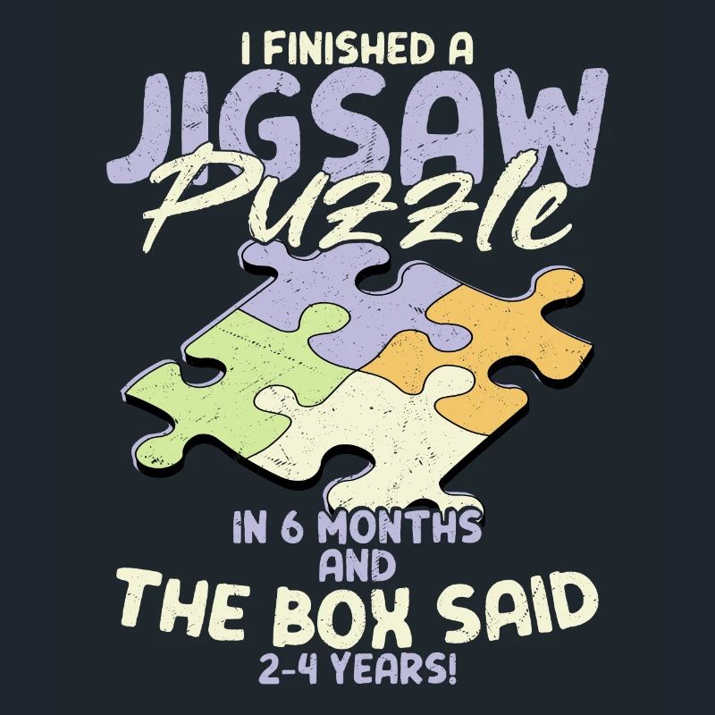 I Finished A Jigsaw Puzzle Piece Solving
