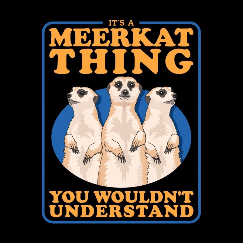 Erdmännchen Familie Lustiges Erdmännchen Geschenk