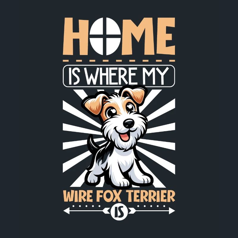 Zuhause - Drahthaar-Foxterrier