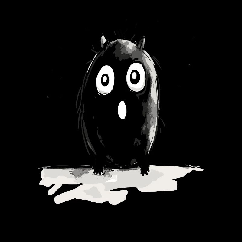 Cute Cartoon Inks Monster