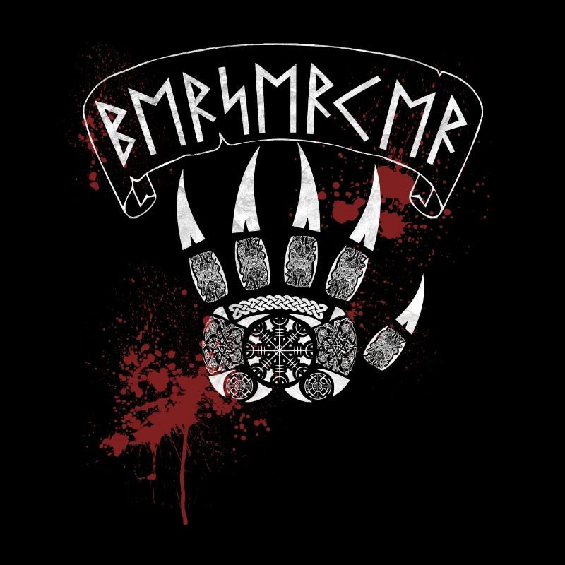 Griffe d’ours berserker et runes