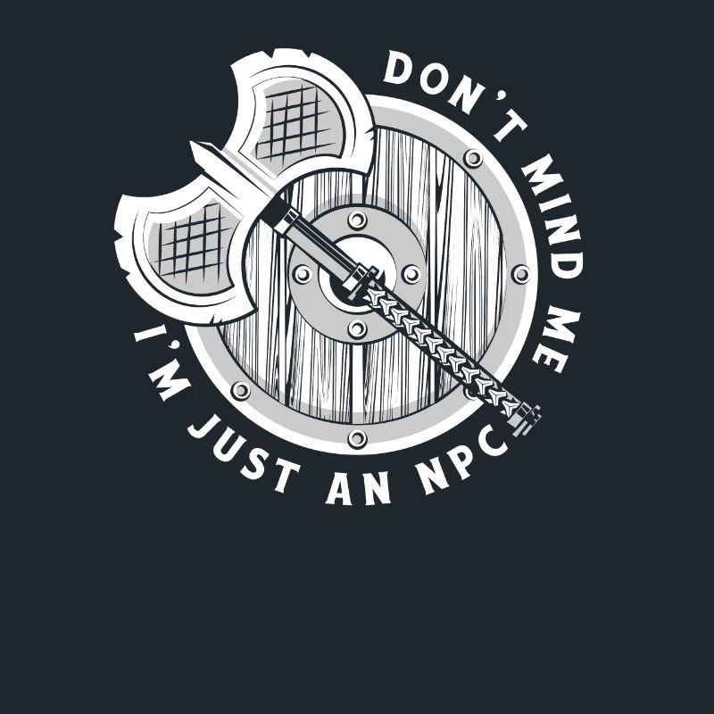 I'm Just An NPC LARPing Weapons Armor Character