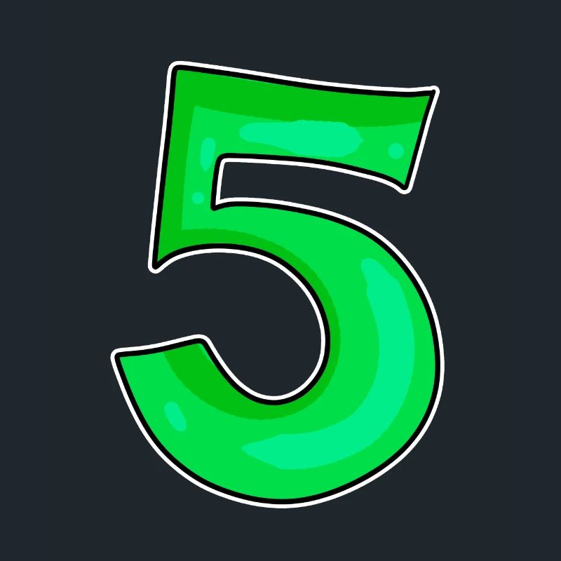 Numéro 5 Numéro Vert