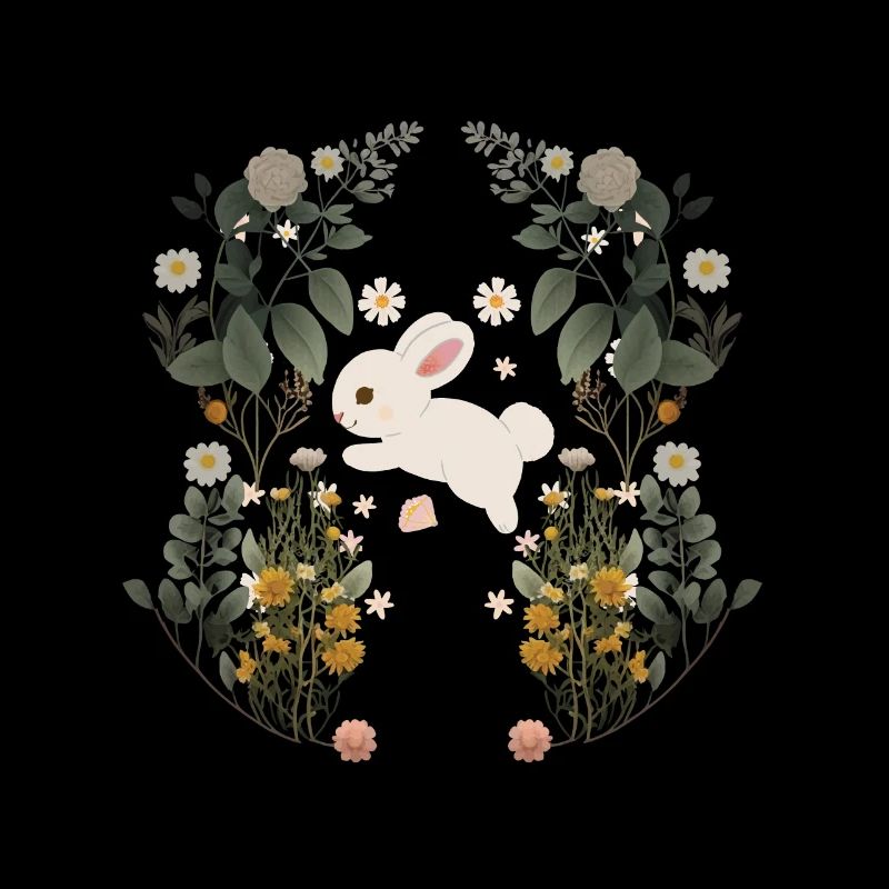 Lapin, Lapin, Rongeur, Printemps, Fleurs, Nature