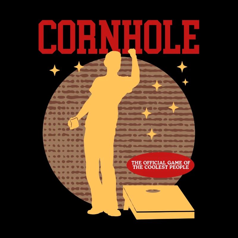 Cornhole Player Bean Bag Blind Hole Cadeau