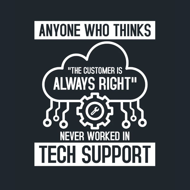 Je n’ai jamais travaillé dans le support technique Support technique informatique