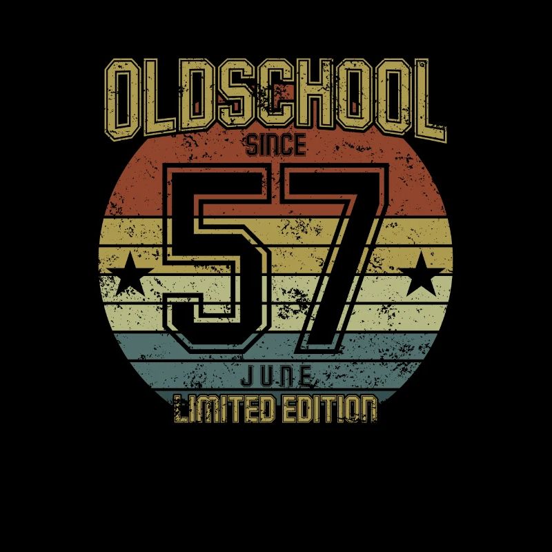 June 1957 - Geburtstag im Juni Oldschool