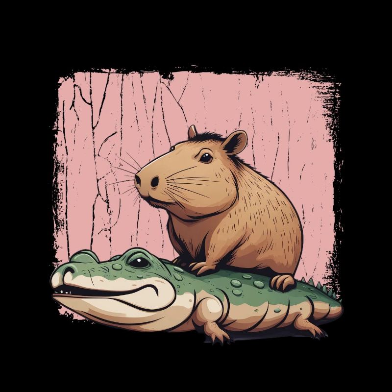 Capybara Capybara Cadeau drôle mignon