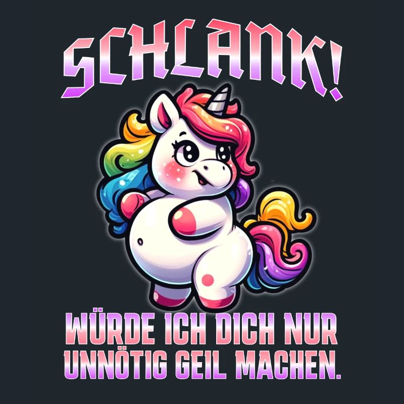 Schlank & Selbstbewusst: Ironisches Statement