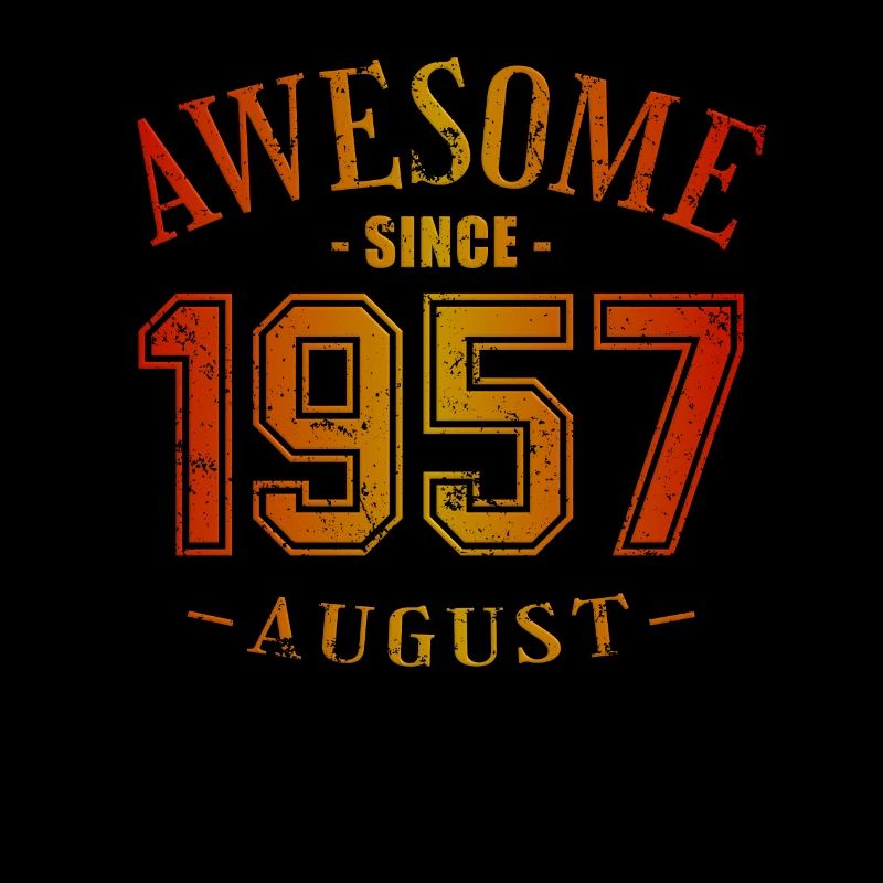 August 1957 - Geburtstag im August Awesome