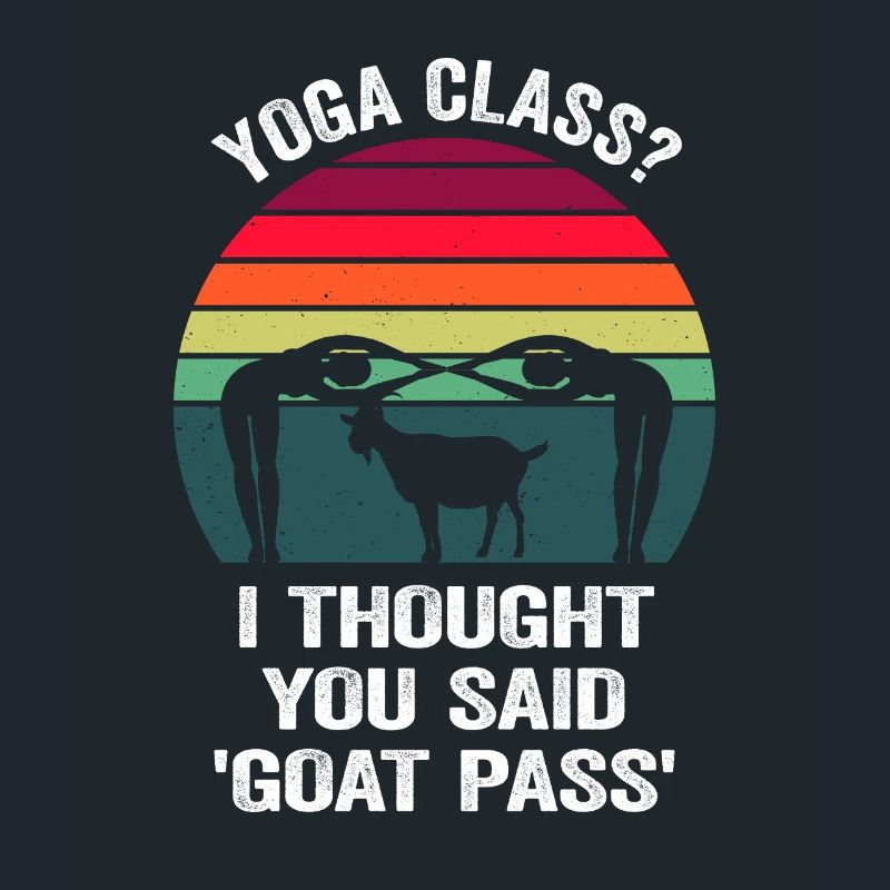 Yogastunde oder Ziegenpass