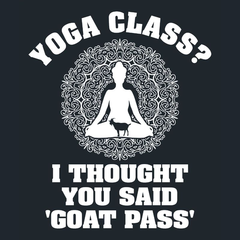 Yogastunde oder Ziegenpass