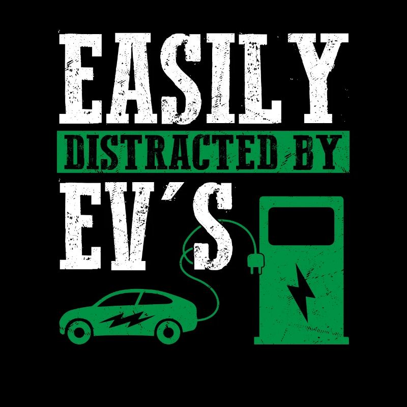 Easily Distracted By EV's Electric Car EV Driver