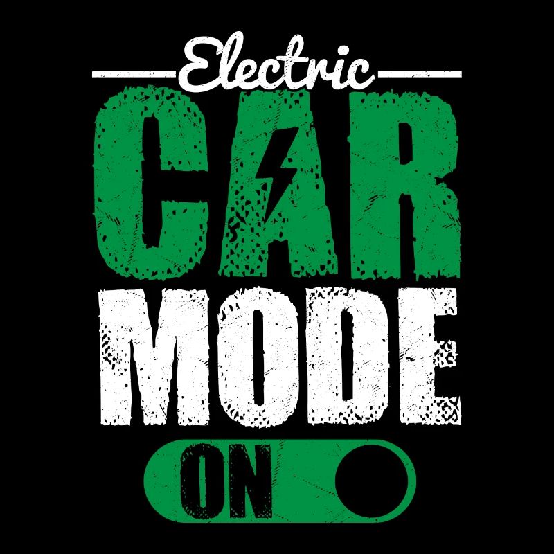 Electric Car Mode On EV Driver Electric Vehicle