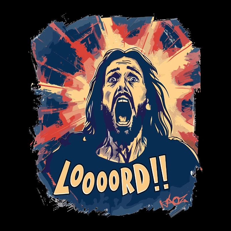 Jesus ruft den Herrn an, Oh Herr, Gott!