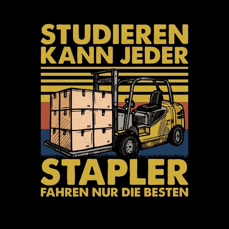 Gabelstaplerfahrer Logistiker Staplerfahrer
