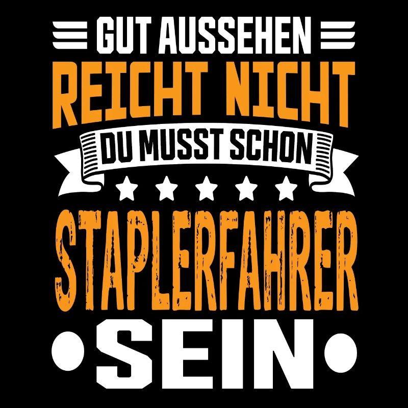 Staplerfahrer Stapler Gabelstapler Staplerfahrerin