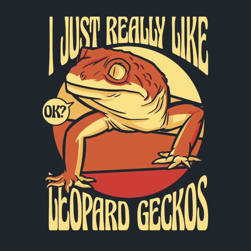 Juste comme le léopard Geckos Lézard à crête