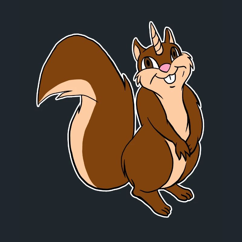 Squirrelcorn Funny Squirrel Unicorn Chipmunks Pun