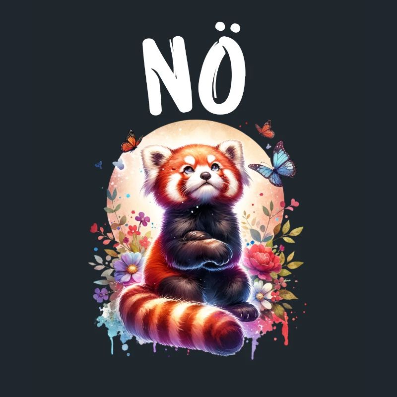 Roter Panda Lustiger Spruch Nö Feuerfuchs