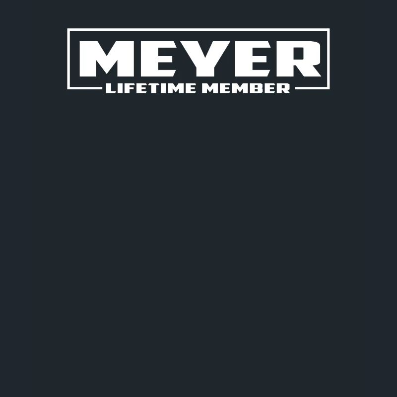 Meyer Lebenslang Nachname Spruch Geschenk