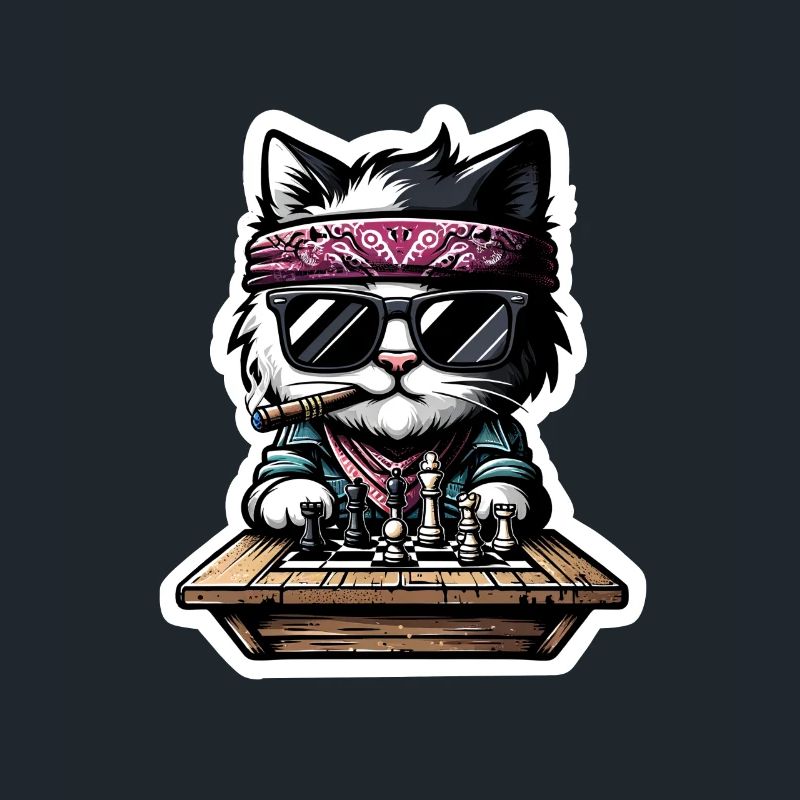 Schach Katze