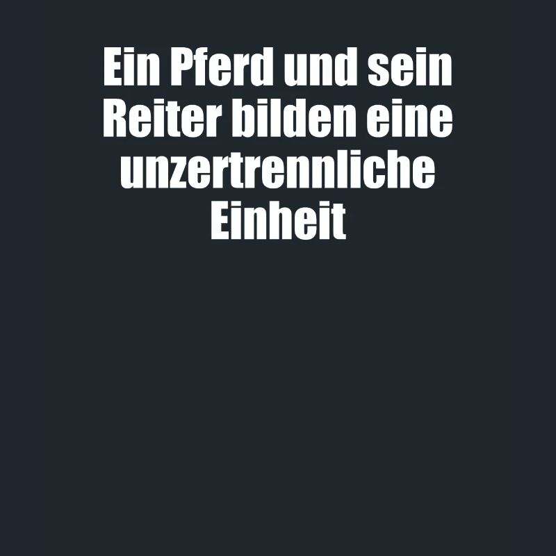 Reiten - Ein Pferd und sein Reiter bilden eine