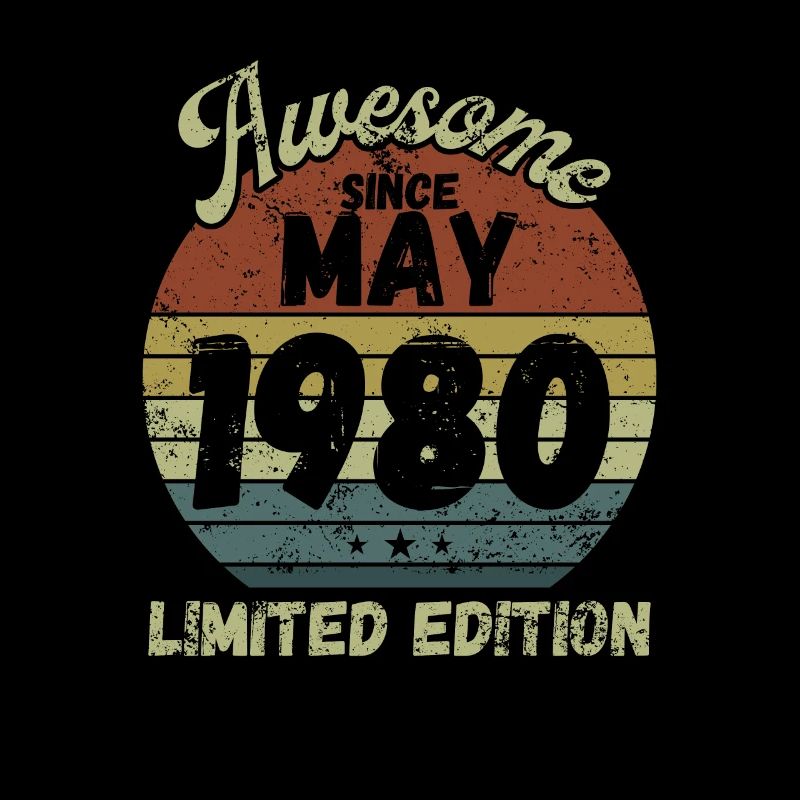 Awesome since May 1980 - Geburtstag