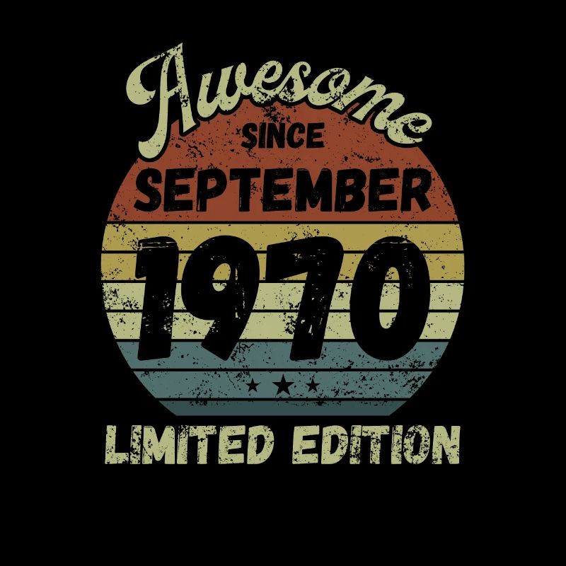 Awesome since September 1970 - Geburtstag