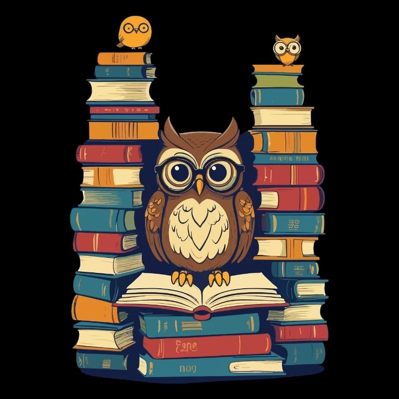 Bücher Eule Für Eulen Liebhaber Leseratte