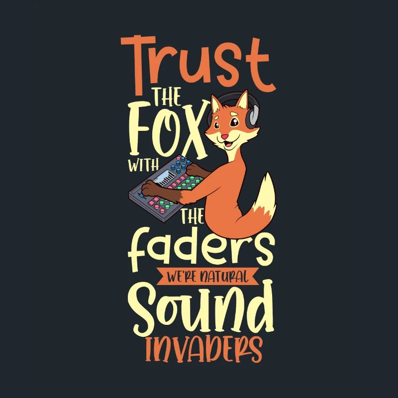 Fuchs à la table de mixage - ingénieur du son