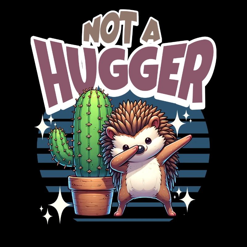 Not A Hugger Hedgehog Cactus
