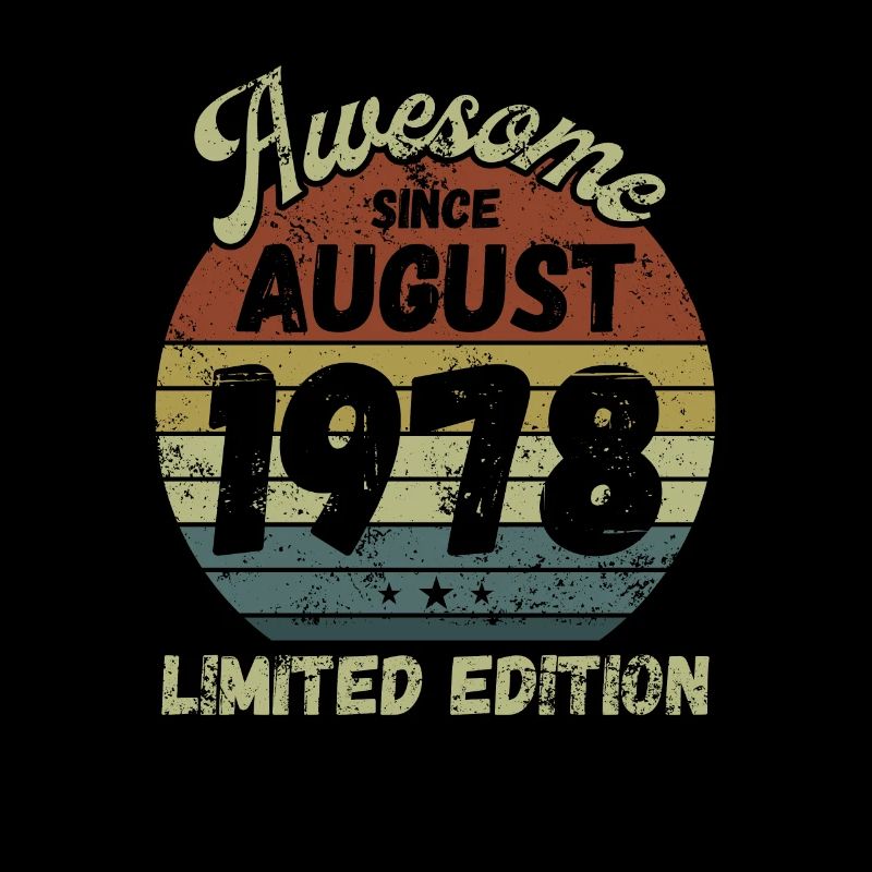 Awesome since August 1978 - Geburtstag