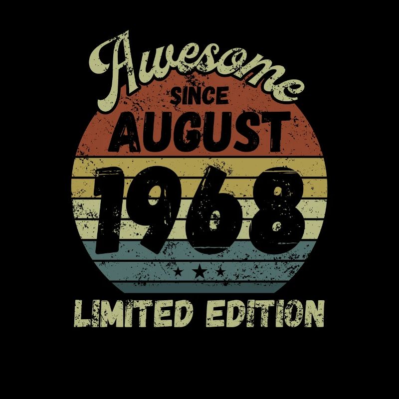 Awesome since August 1968 - Geburtstag