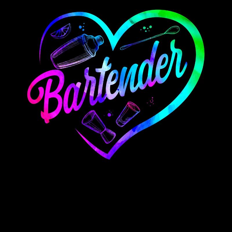 Bartender Mixologist Heart