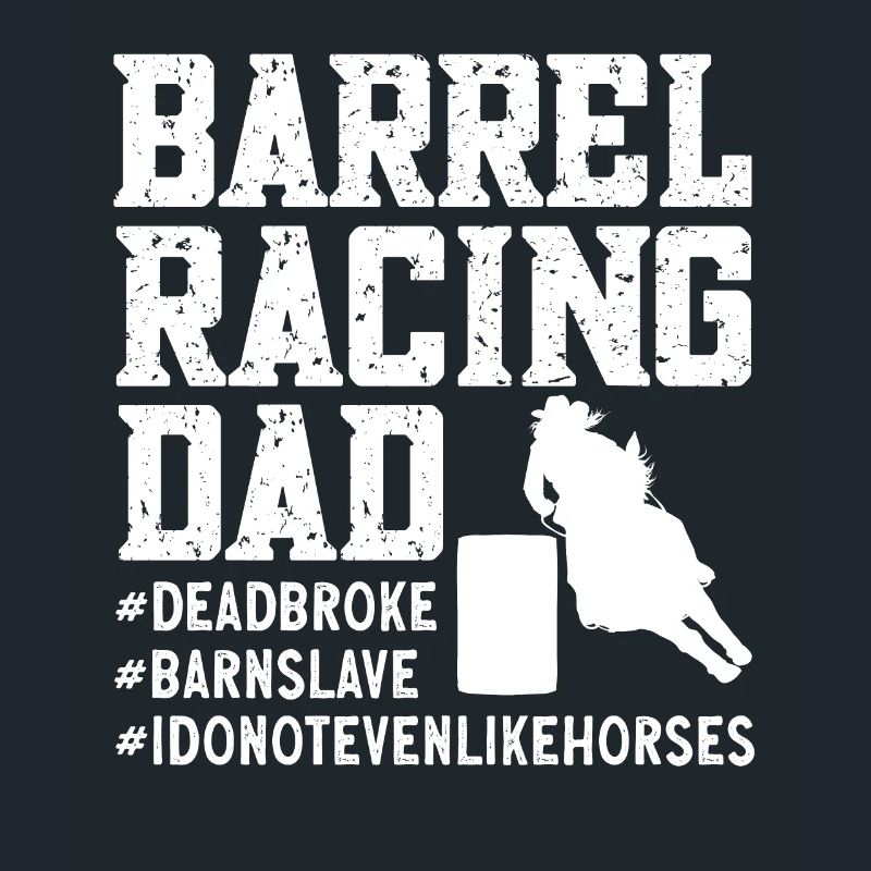 Cheval de course de barils de rodéo