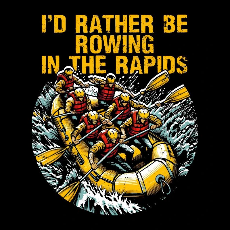 Je préfère ramer dans les eaux vives des rapides
