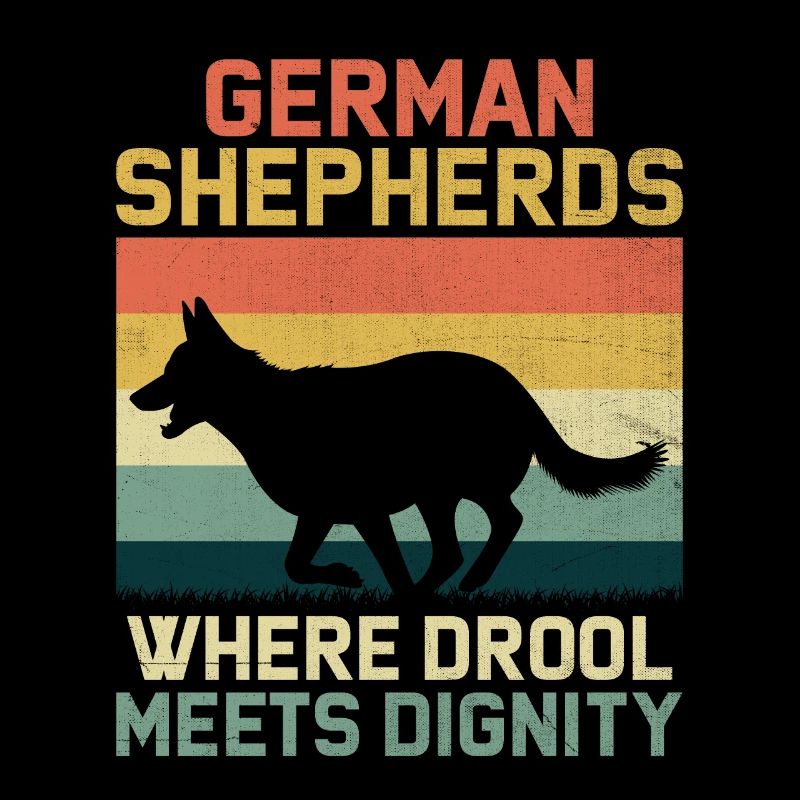 German Shepherds Where Drool Meets Dignity