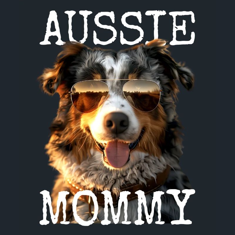 Aussie Mommy Muttertag Mom Australian Shepherd