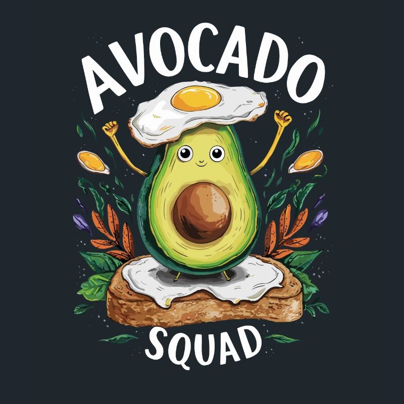 Funny Avocado Squad Breakfast Lover