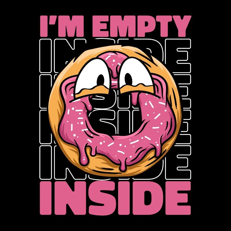 I'm Empty Inside Doughnut Maker Glazed Lover Donut