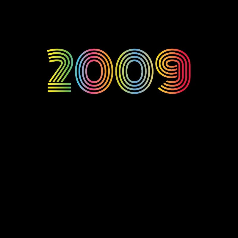 2009 Anniversaire Funky Année