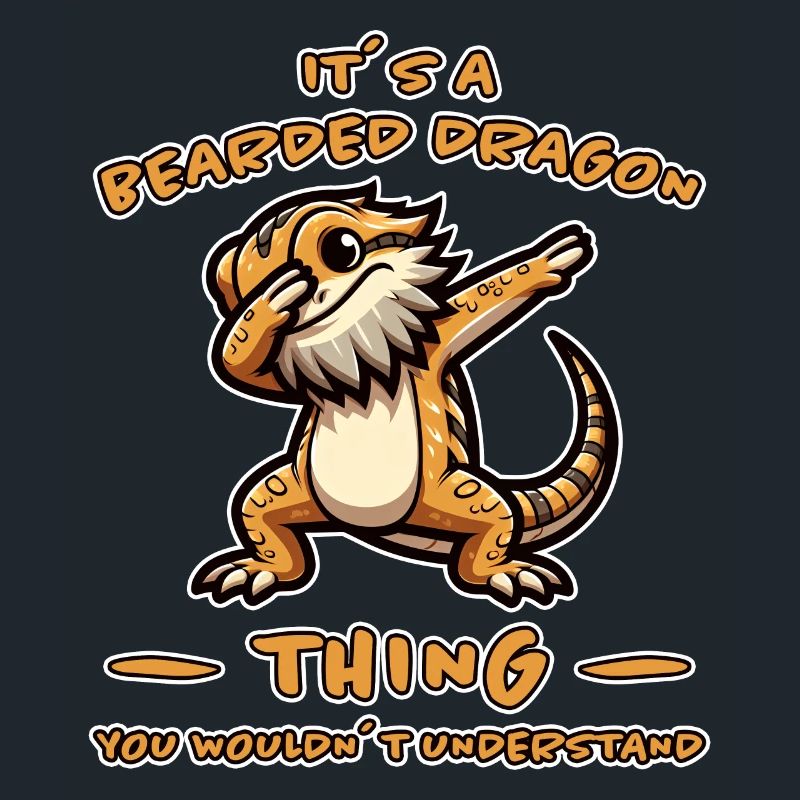 Dabbing Bearded Dragons Saying Joke Bearded Dragons Gift