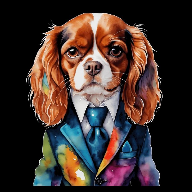 Cavalier King Charles Spaniel Costume Imprimé Chien