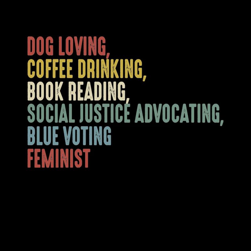 Dog Loving Coffee Drinking Book Reading