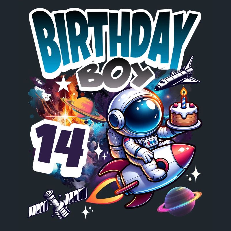 Astronaut 14th Birthday Space