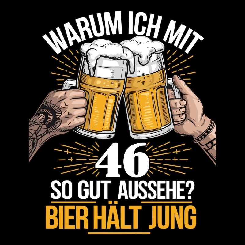Why do I look so good at 46? Beer keeps you young
